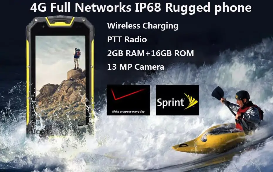 Открыл M9 M8 Android 5.1 PTT Радио MTK6573 IP68 прочный Водонепроницаемый телефон GPS 4 г FDD LTE cdma