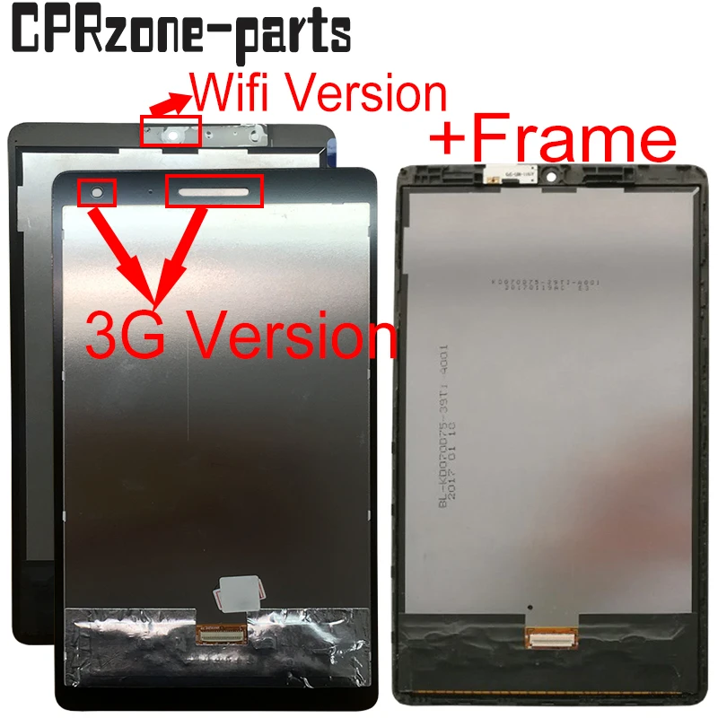 Сенсорный ЖК дисплей для Huawei Mediapad T3 7 0 3G или Wi Fi с рамкой дигитайзером в сборе