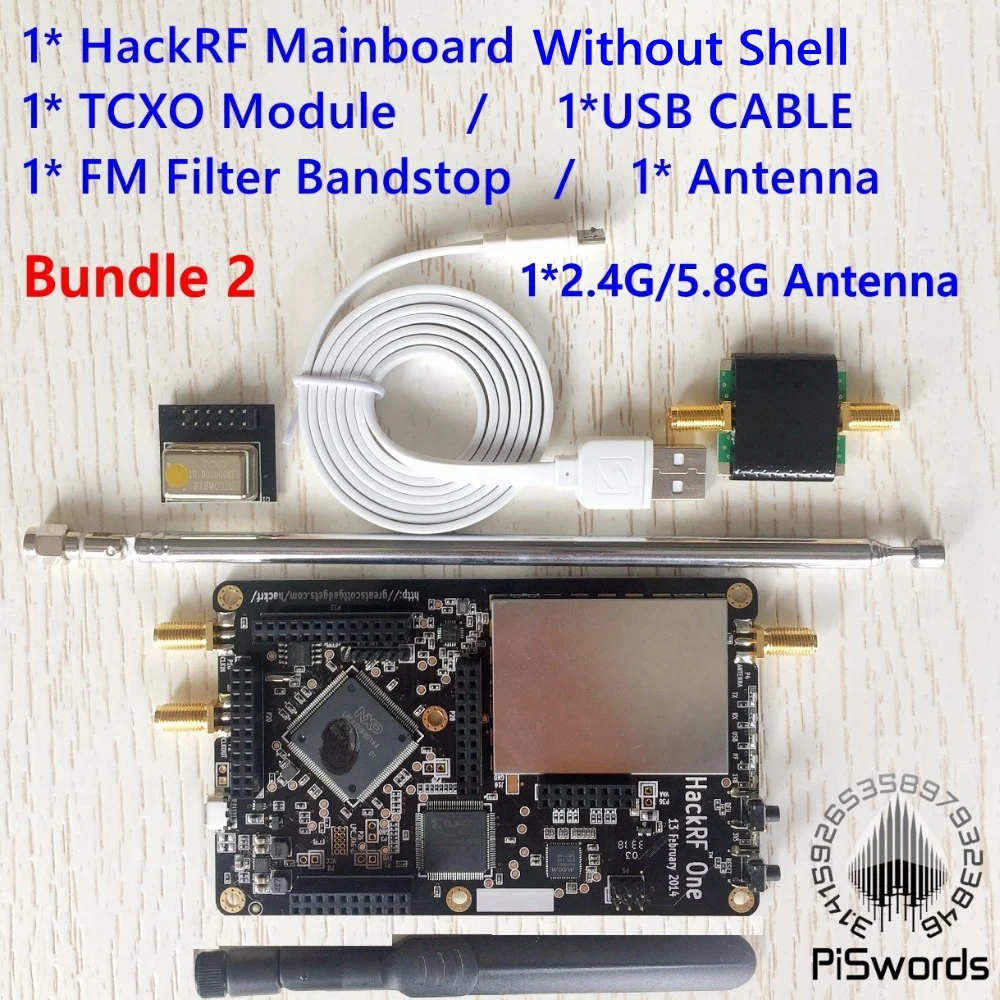 Платформа HackRF One RTL SDR для программно определяемой радиосвязи с приемом сигналов