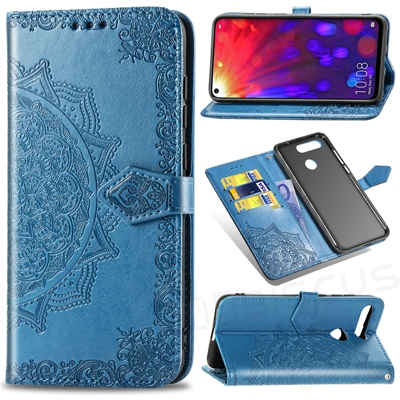 Чехол для Huawei Honor View 20 роскошный кожаный чехол с откидной крышкой V20 видо20