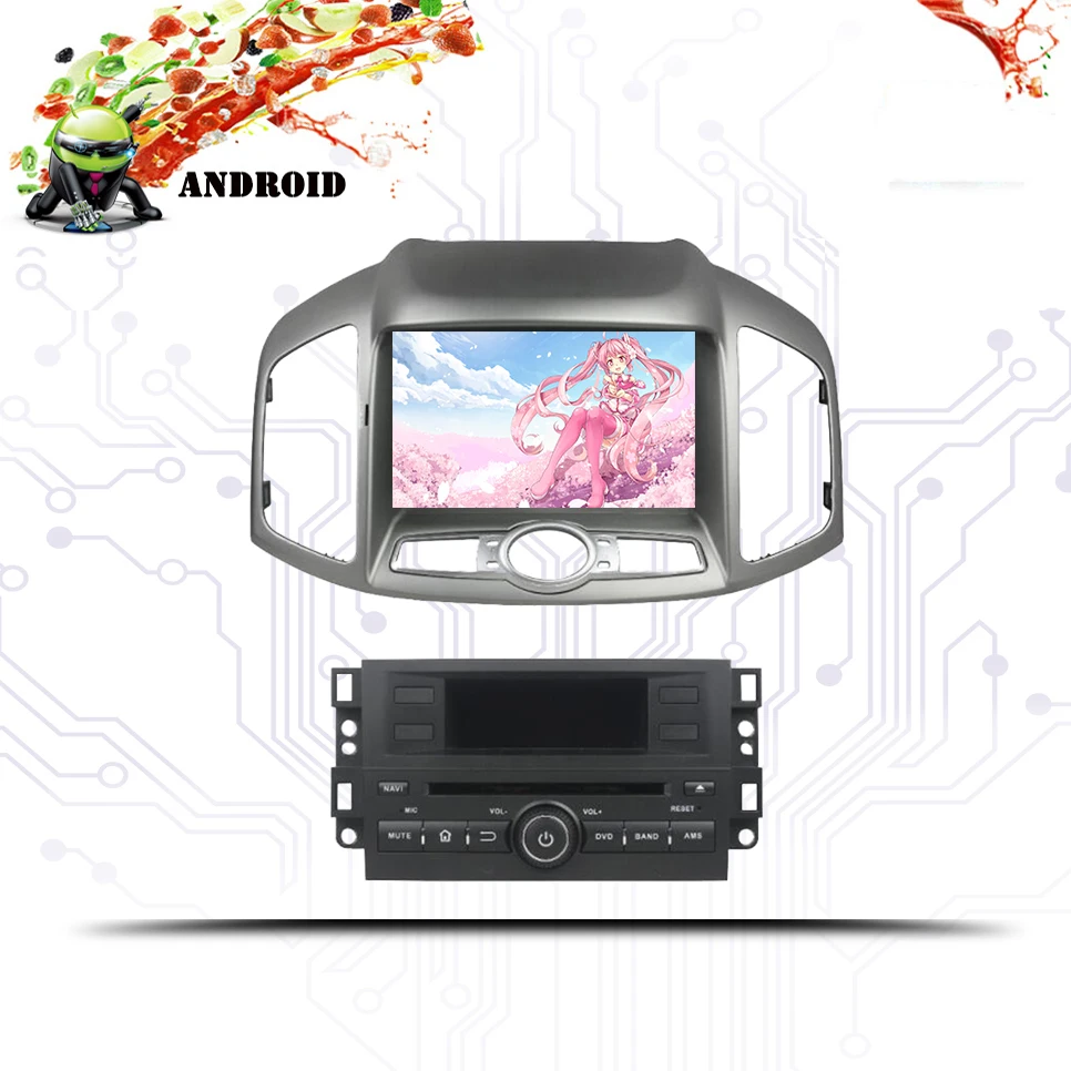 Android 9 0 автомобильный DVD Восьмиядерный 4 Гб RAM 1024*600 gps плеер для Chevrolet Captiva 2012 + стерео