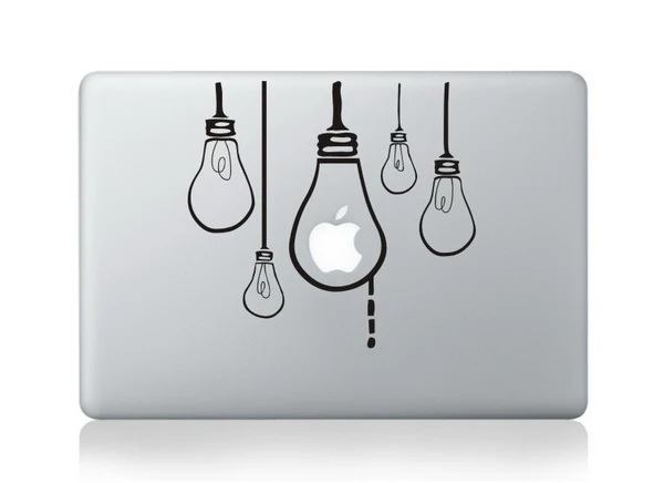 Милый медведь, кожа ноутбука, частичное украшение, наклейка для Macbook Pro retina 13 15, чехол для ноутбука, наклейка для Macbook Air - Цвет: MB-black-Part C(106)