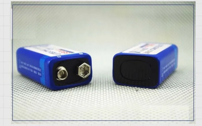 Литий-ионный перезаряжаемый аккумулятор 6F22 для мультиметра микрофона игрушек