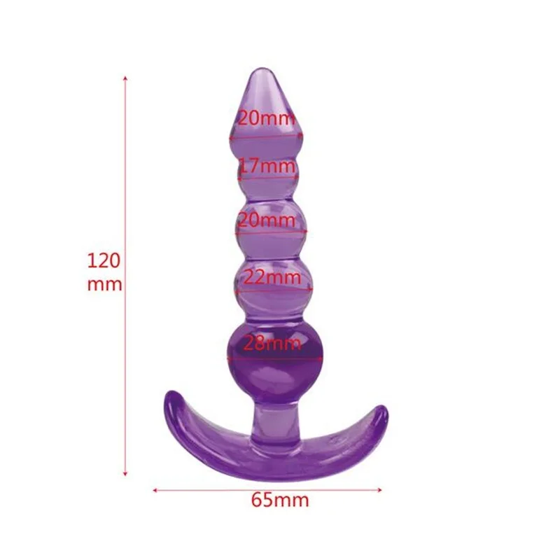 Mini Anal Sex Toys Beads Plug Women Butt Silicone Waterproof Body Massager Products For Couples | Красота и здоровье
