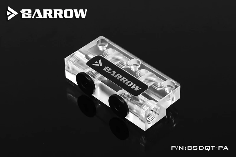 Курган BSDQT-PA многофункциональный акриловый изменение направления l-типа GPU Блок мост для Барроу GPU воды блок Ремонт
