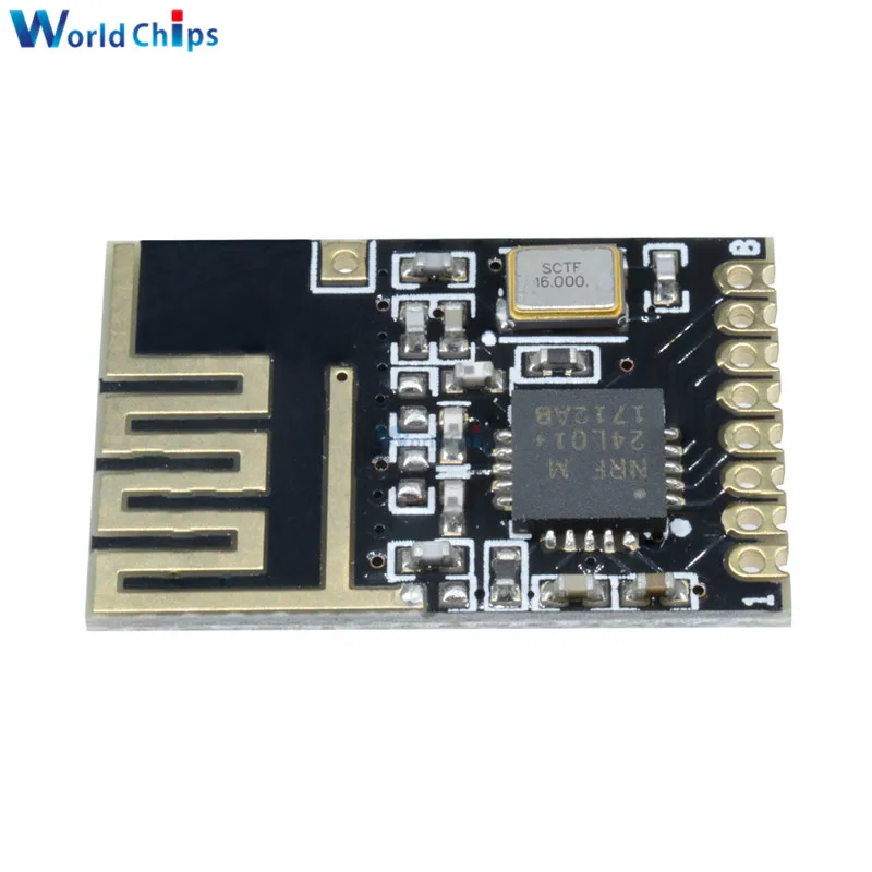 10 шт. Новый мини NRF24L01 + 2 4 ГГц 1 27 мм RF беспроводной модуль версия Улучшенная