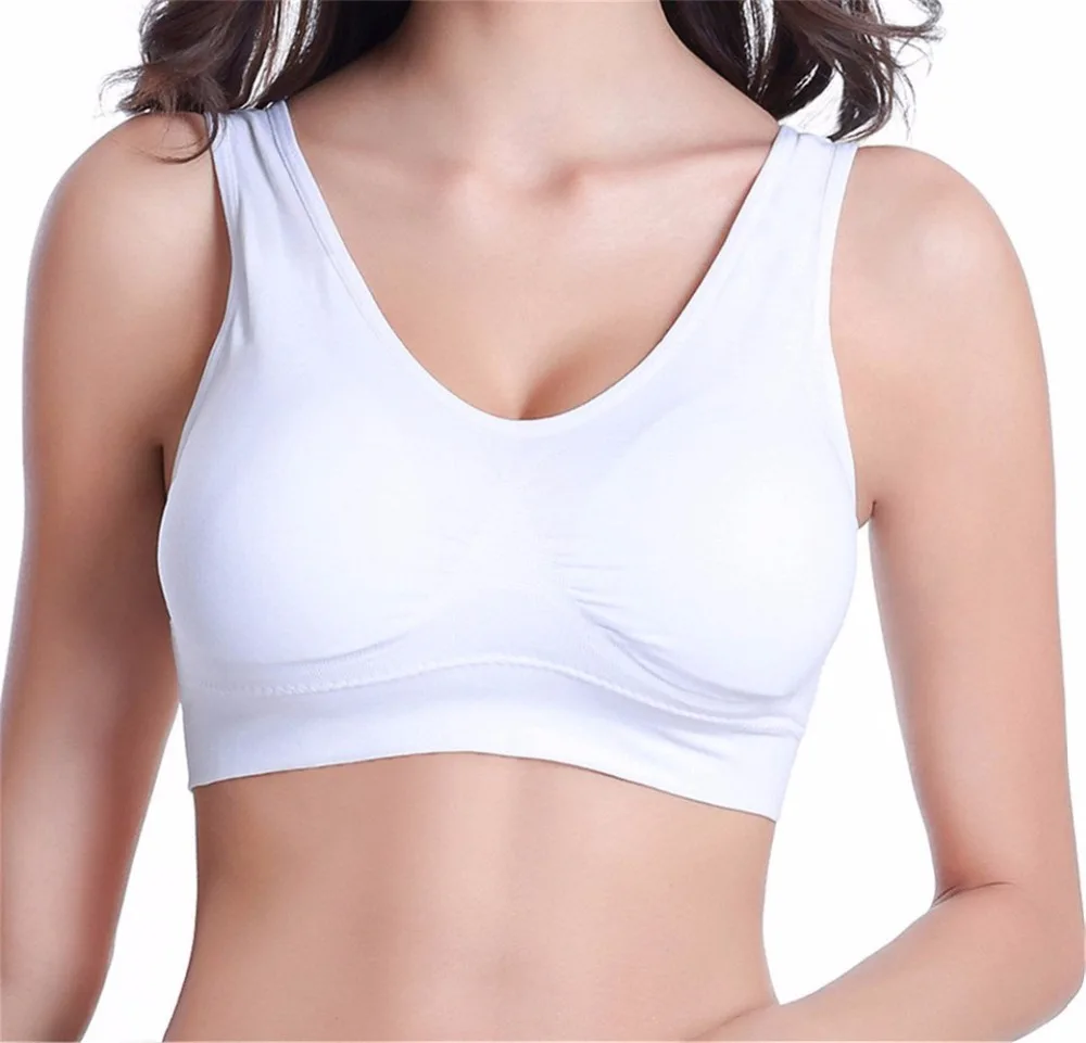 Женский спортивный бюстгальтер VEQKING M L XL 2XL 3XL 4XL 5XL 6XL с U образной спинкой бесшовный