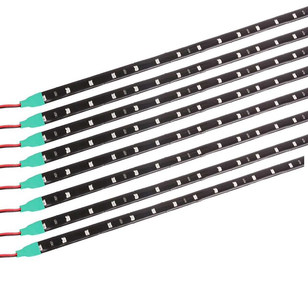YSY 10 шт./лот 30 см водонепроницаемый свет 1210/3528 15SMD гибкие светодиодные полосы авто