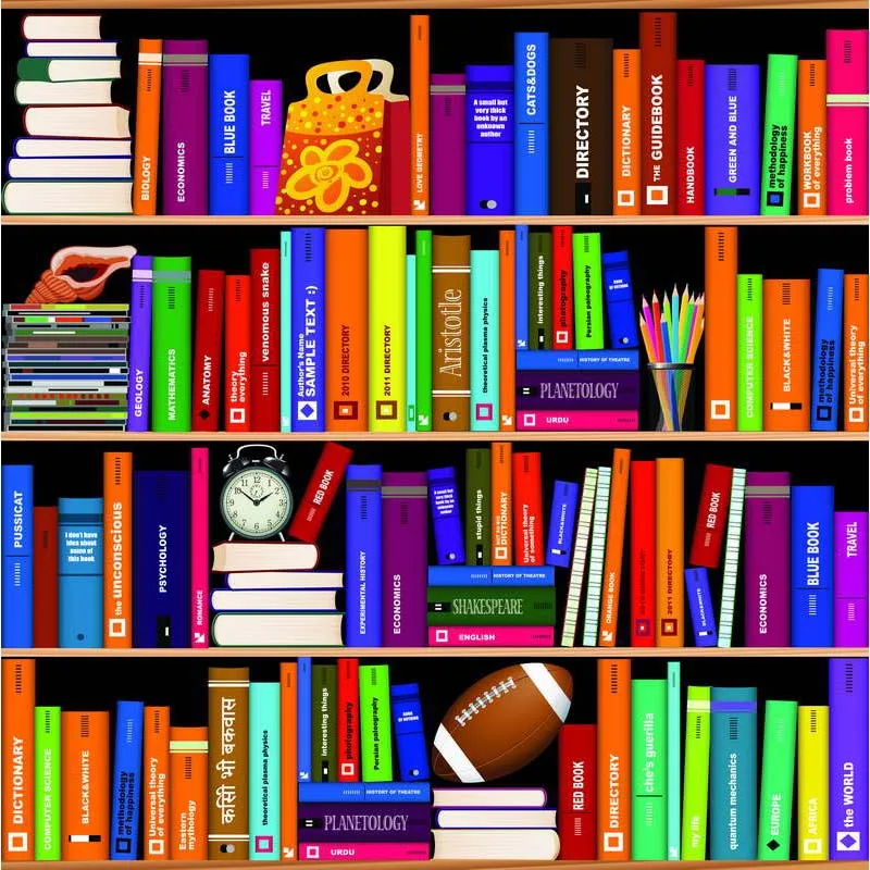  Book Counter Photo Booth Background Library Backdrop for Photography Back to School Y-660 | Электроника