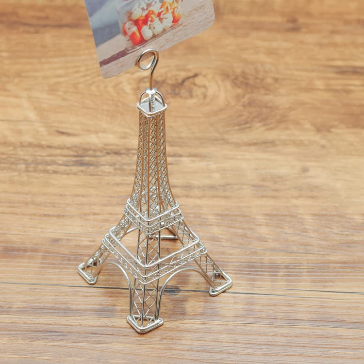 Держатель для карт и наград модель из стального провода 5 &quot/11 4&quot Эйфелева башня