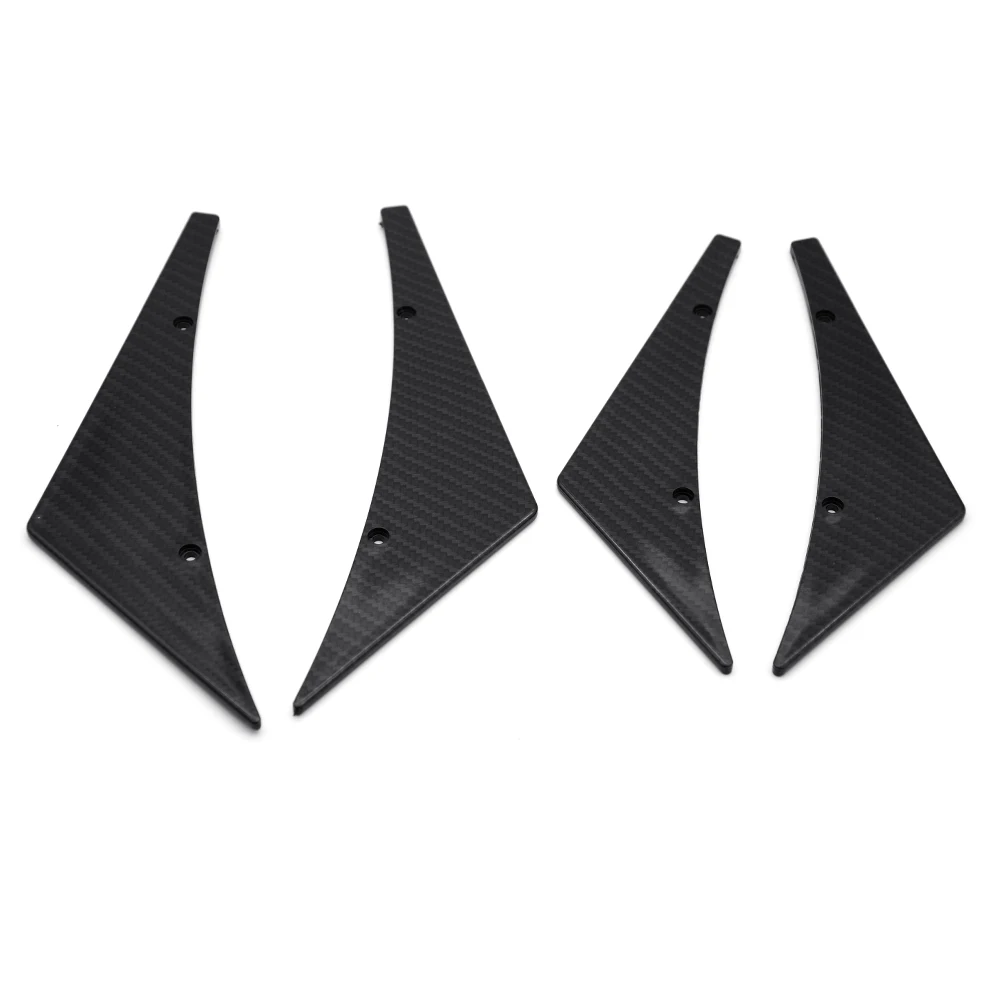 

Передний бампер диффузор для губ разветвитель ребра спойлер для тела Canards валентный подбородок