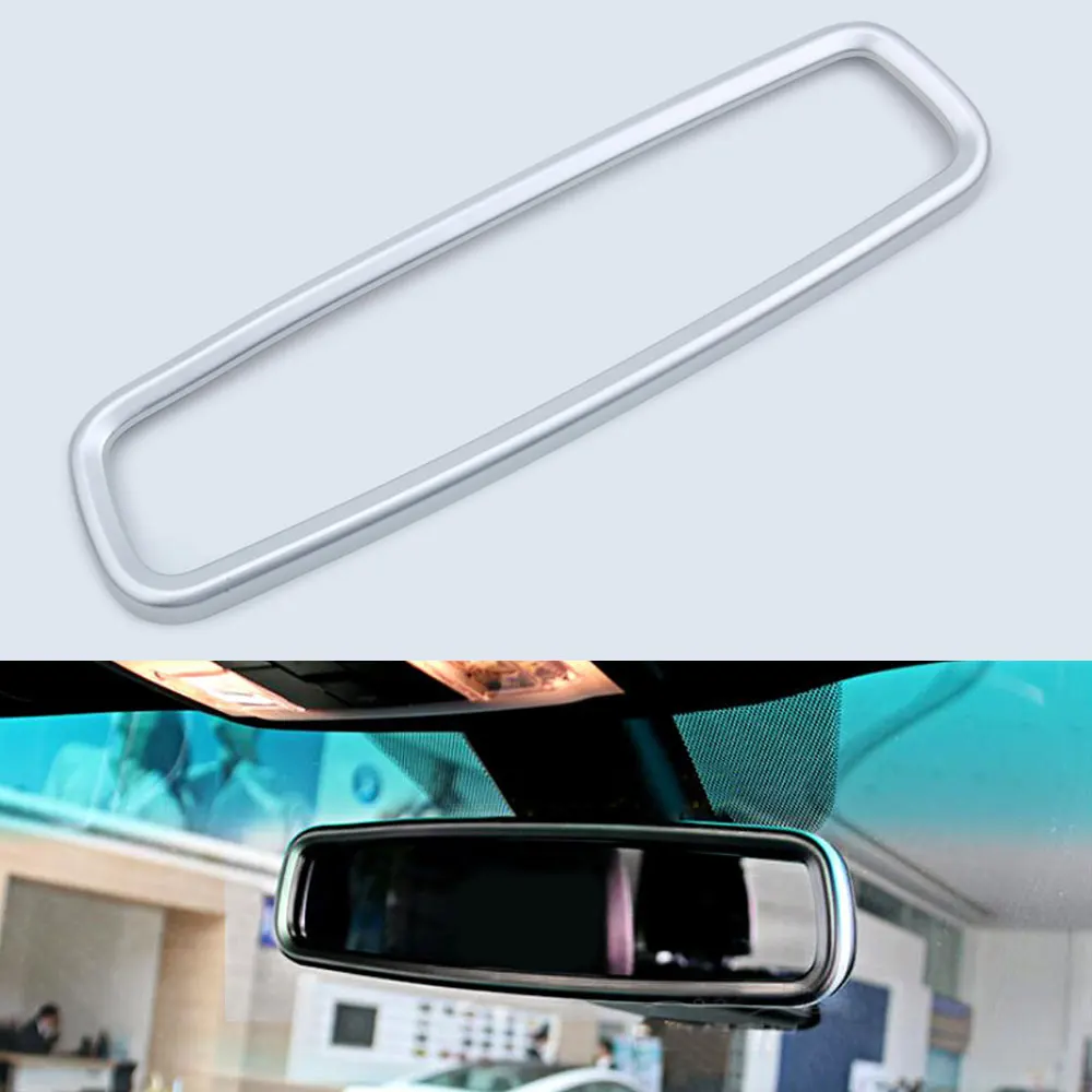 

ABS Car Inside Rearview Mirror Cover Frame Styling Sticker 1pcs Fit For Ford Explorer 2016