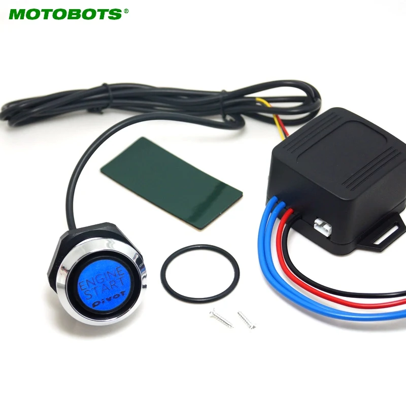 Набор кнопочных переключателей двигателя MOTOBOTS с одним ключом для автоустановки