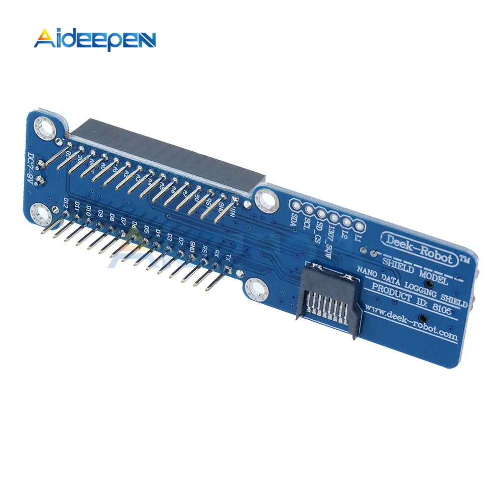 Nano V3.0 3 0 модуль записи данных щит для Arduino Recorder В с интерфейсом SD карты RTC часы в