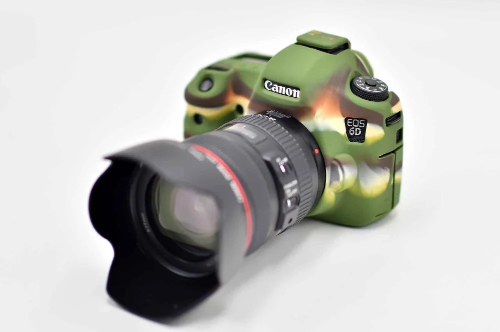 Мягкий силиконовый чехол для зеркальной камеры Canon 6D|soft silicone rubber camera|camera protectionfor