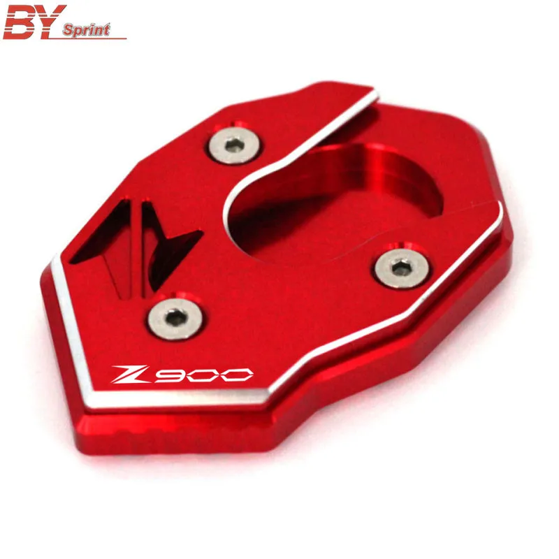 Red Аксессуары для мотоциклов для Kawasaki Z900 Z 900 z900 CNC алюминиевая боковая подставка увеличитель подставка удлинитель накладка - Цвет: Red