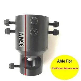 only-adapter 38-45 прицел Add On DIY ночного видения w lcd монитор крепление ИК лазерный фонарь для тактического бинокулярного прицела 100 м/200 м - Цвет: only-adapter
