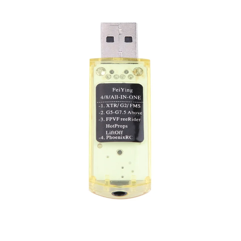 USB симулятор полета на радиоуправлении 22 в 1 с кабелями для Realflight G7/ G6/ G5/ Aero Fly / FMS