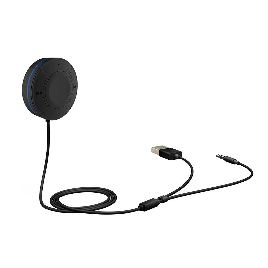 BT4823 Беспроводной Bluetooth-набор для автомобиля HandsFree Audio с приемником стереомузыки 4.1+EDR и микрофоном с входом 3,5 мм AUX.