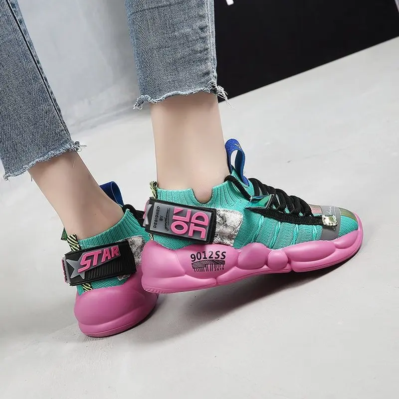 Модные кроссовки коллекция 2019 года Новинка сезон лето обувь в Корейском стиле