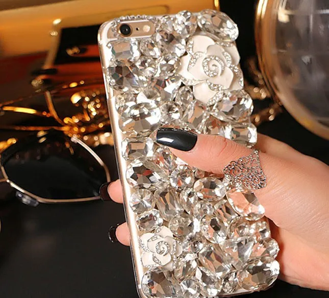 LYBALL роскошный 3D Блестящий чехол для телефона с кристаллами и стразами Жесткий