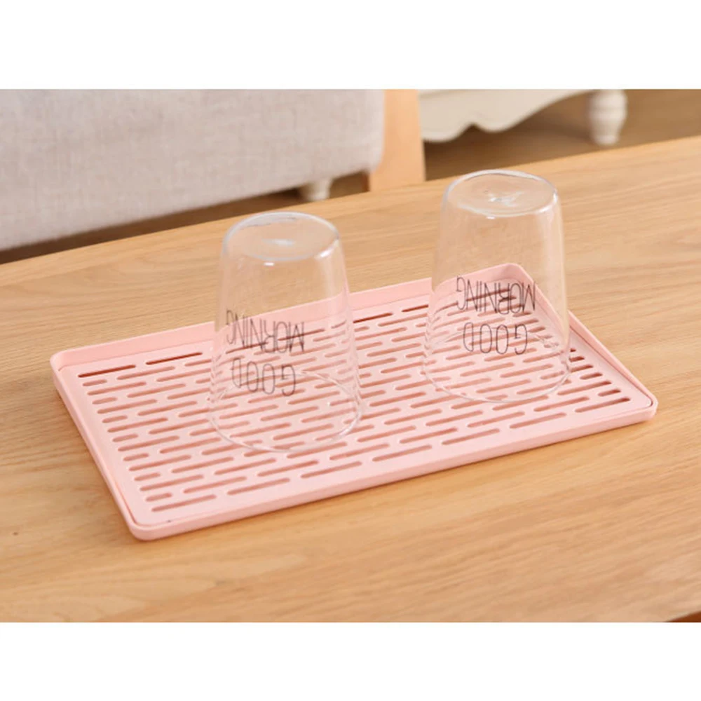 1pc Rectangle Double Layer Dish Vegetable Water Tray Drainer Holder Drying Draining Rack Kitchen Storage Holders | Дом и сад