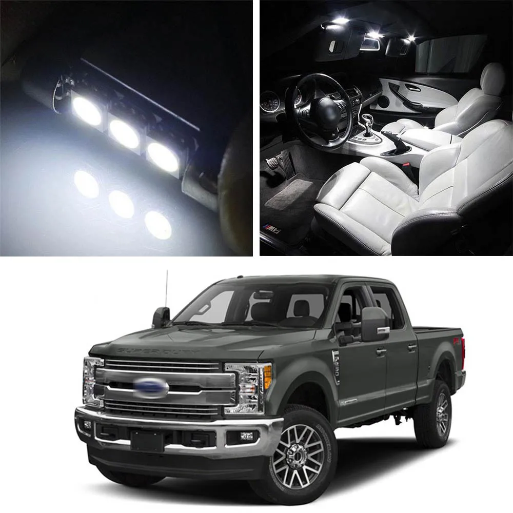 

Canbus LED Lamp Interior Map Dome Trunk Plate Light Bulbs For Ford F250 F350 F450 F550 2005-2017