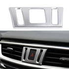 ABS хром для Nissan Murano 2015 2016 2017 2018 аксессуары для автомобильного переднего и среднего кондиционирования воздуха решетка вентиляционного отверстия