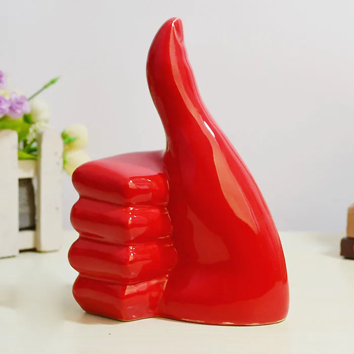 

ceramic Abstract thumb home decor crafts room decoration ceramic ornament porcelain figurines christmas articles decorations