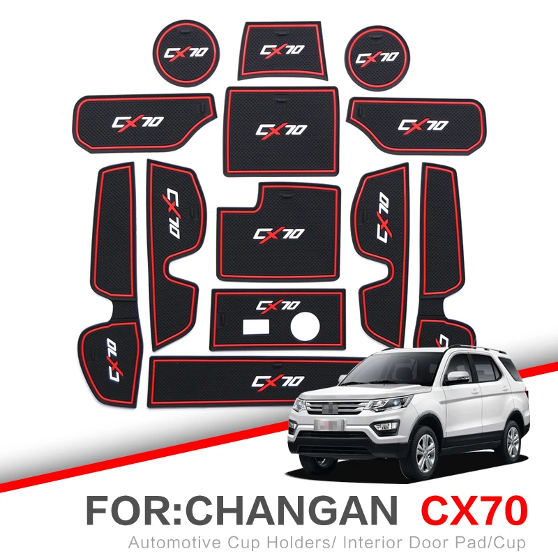 ZUNDUO для CHANGAN CX70 2016 2019 затворный слот подкладка пыль автомобиля коврики