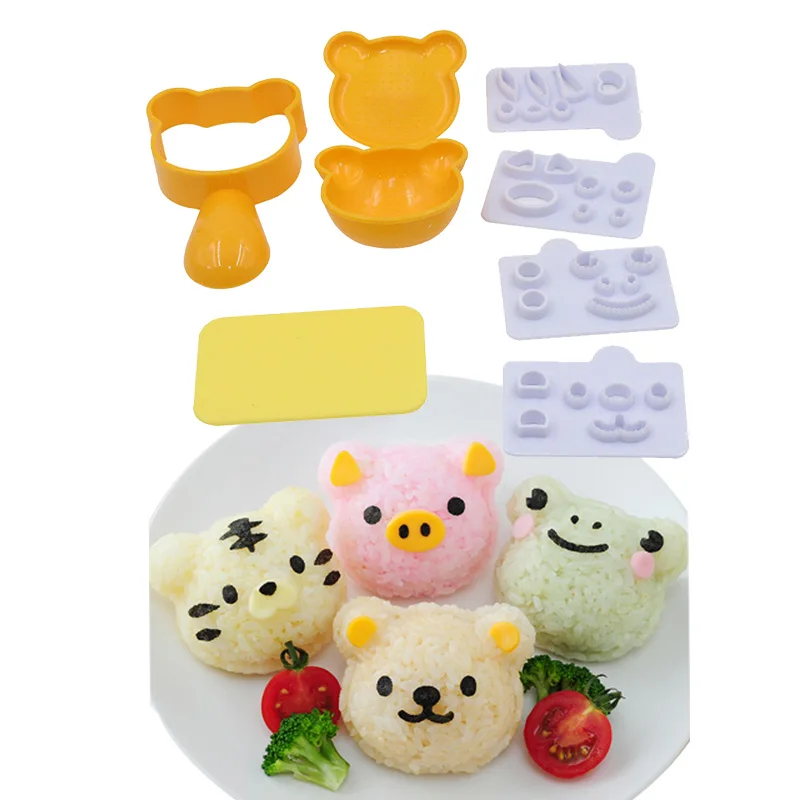 Форма для суши DINIWELL рисовый онигири пресс нори милый мультяшный рисунок