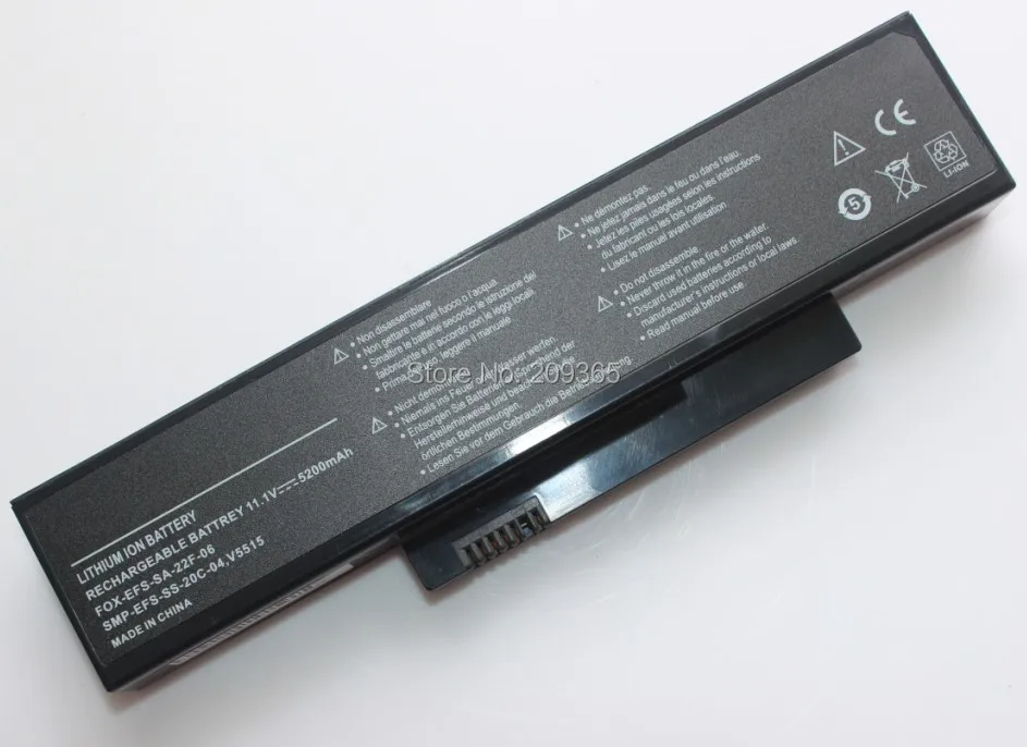 Аккумулятор для ноутбука FUJITSU-SIEMES Amilo La1703 Ла-1703 V5515 V5535 SMP-EFS-SS-20C-04 SMP-EFS-SS-22E-06