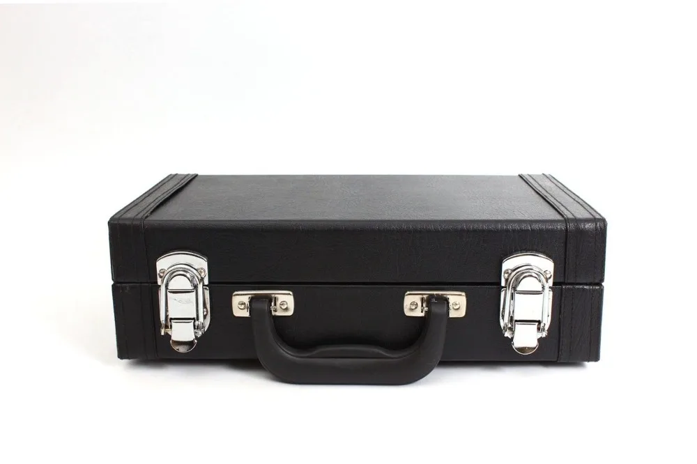 New 17key Bb Clarinet Case Professional High Quality wood Hard Shell Durable Handle Waterproof | Parts &amp Accessories