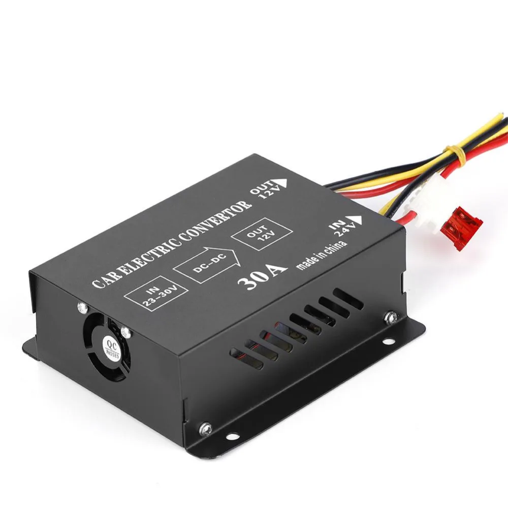 DC 24V 12V автомобиль Питание понижающий трансформатор конвертер принт грузовика