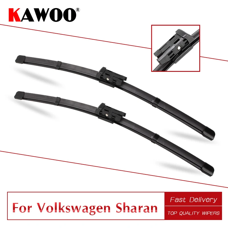KAWOO для Volkswagen Sharan MK2/MK3 автомобильные мягкие резиновые дворники лопасти модель с