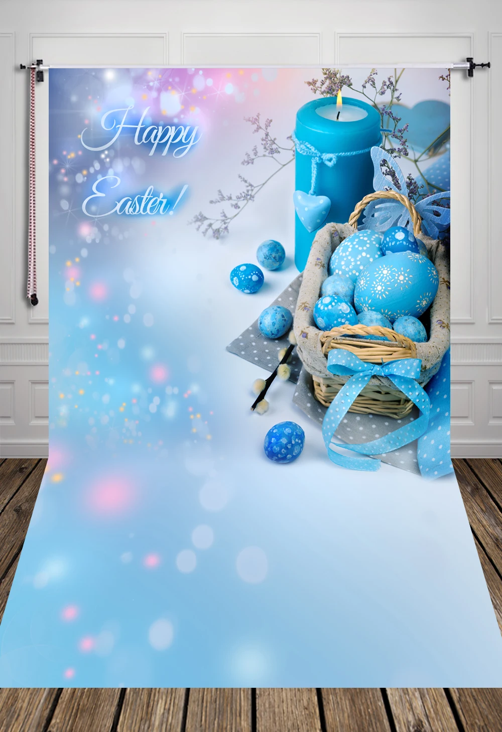 

HUAYI Happy Easter Day Backdrop Baby Background Party Photography Photo Studio Prop D-9976