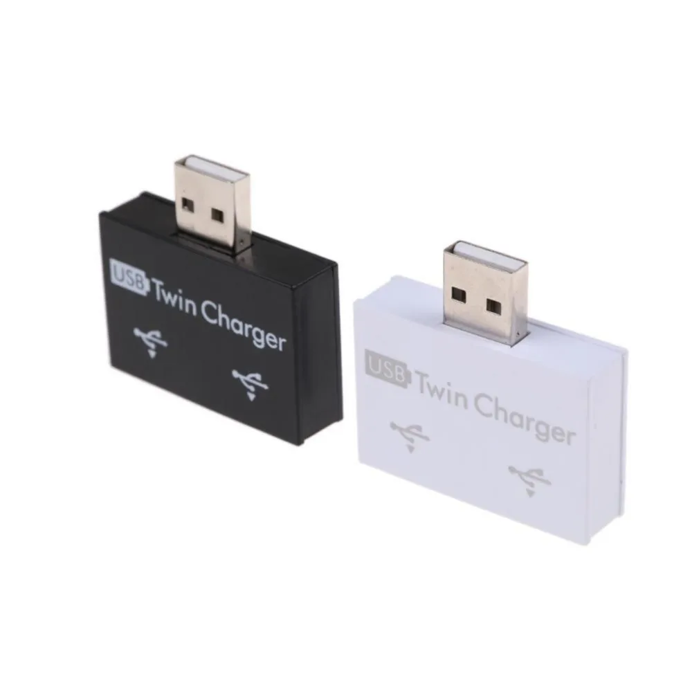 USB 2 0 Мужской к двойному Зарядное устройство на портный Dual Порты и разъёмы