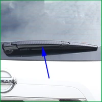 for nissan qashqai j11 2015 2016 2017 2018 rear glass tail window frame rain wiper nozzle cover sticker trim auto parts