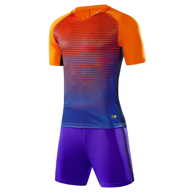 1682 orange purple Survetement футбол для детей и взрослых персональный футбольный Джерси Набор на заказ psg Джерси Молодежная детская Futbol тренировочная форма - Цвет: 1682 orange purple