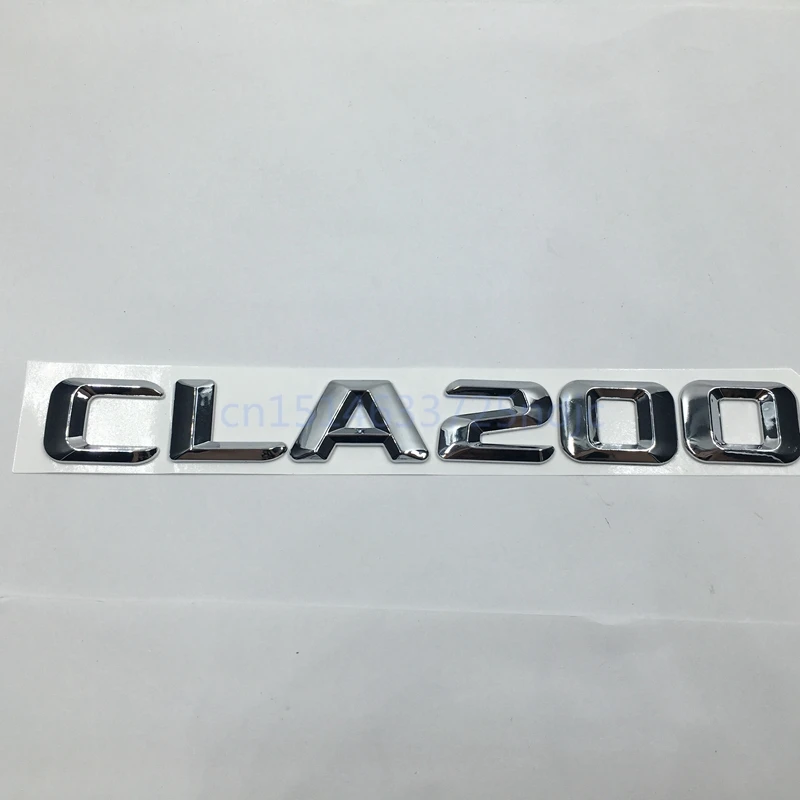 Хромированный АБС пластик CLA180 CLA200 CLA220 CLA250 задний бампер для багажника цифры