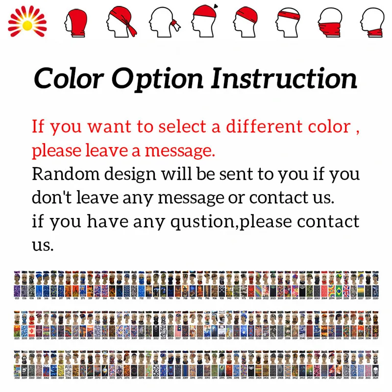 Бесшовные бандана повязка на голову из микрофибры шарф 25*48 см мотоциклетные