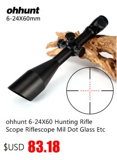 Ohhunt 4-12X50 с подсветкой дальномер Сетка винтовка прицел голографический 4 Сетка прицел 11 мм и 20 мм Красный Лазерный комбинированный прицел