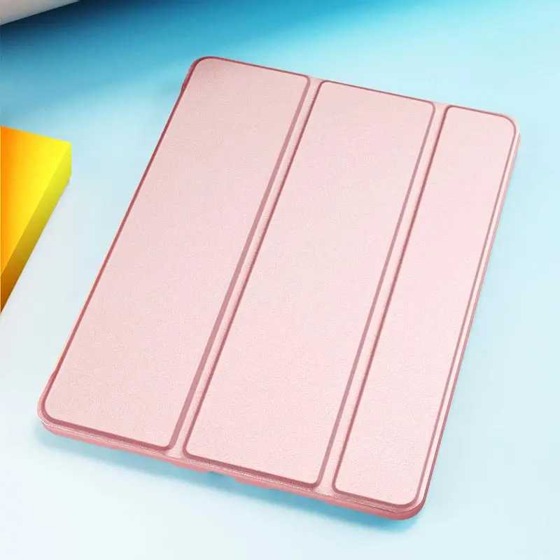 Для Apple iPad 9,7 6th чехол A1893 A1954 из искусственной кожи Умный Магнитный силиконовый чехол для iPad 9,7 5th принципиально A1822 A1823 - Цвет: For 2017 2018 Pink