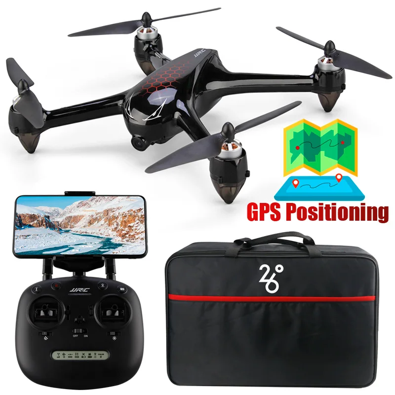 JJRC X8 5G WiFi FPV RC Дрон GPS позиционирование высота удержания 1080P камера Квадрокоптер Wi