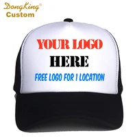 custom trucker cap free logo text photo print adult men women mesh adjustable snapback personalized gorras free shipping