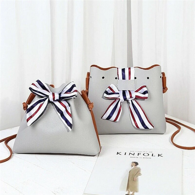 Простые Женские повседневные Наплечные Сумки из искусственной кожи однотонные