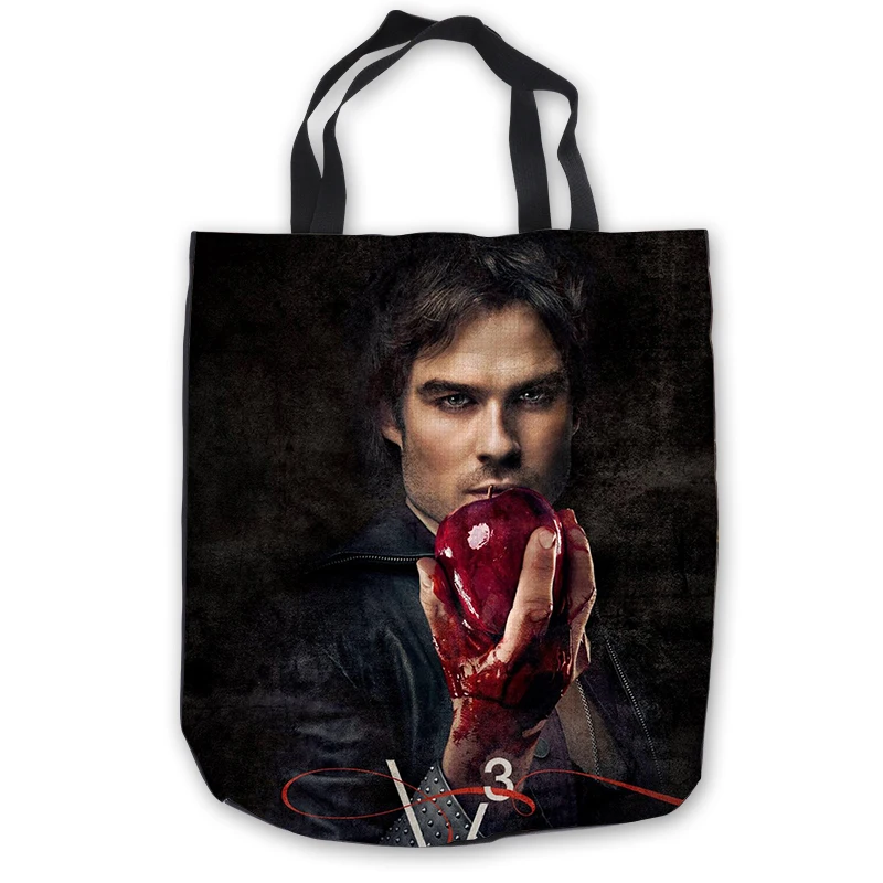 Пользовательские холст ian somerhalder ToteBags Ручные Сумки хозяйственная сумка