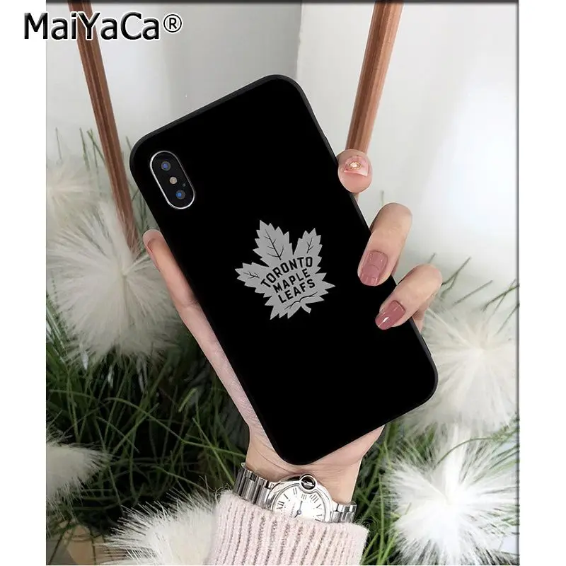 A6 MaiYaCa Toronto Maple Leafs ТПУ Мягкий силиконовый чехол для телефона чехол для iPhone X XS MAX 6 6s 7 7plus 8 8Plus 5 5S SE XR - Цвет: A6