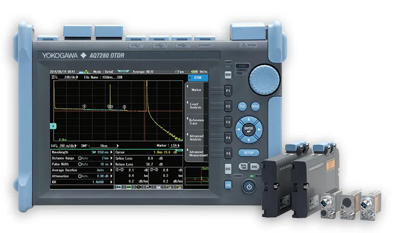 Yokogawa AQ7280/ AQ7282A одиночный режим OTDR 1310/1550nm 38/36dB динамический