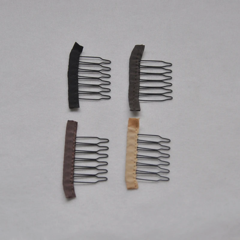 Зажимы для париков из нержавеющей стали с 6 зубцами 30 шт.|wig combs clips|wig combscombs wig clips |